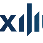 A blue text logo for the Pennant product suite called Auxilium