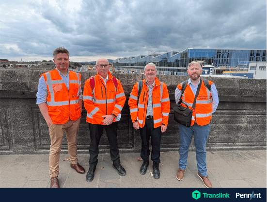 The Pennant team visit Translink