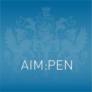 Appointment of Non-Executive Director and Interim CFO 1 A blue image with the AIM crest on it. There are also the words "AIM:PEN"