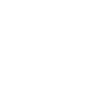 A white icon of engineering parts