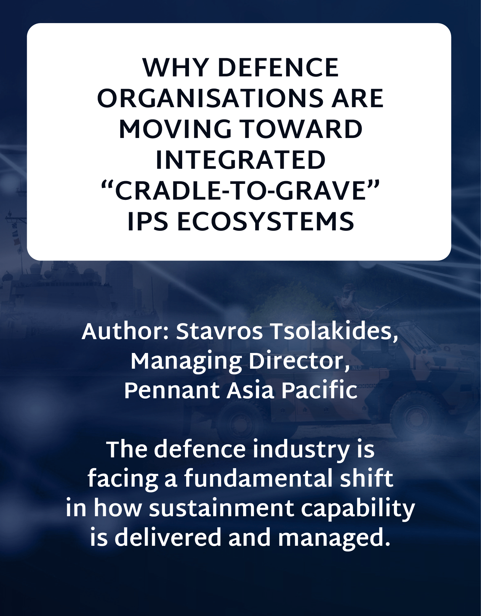 Cradle to grave IPS ecosystems button